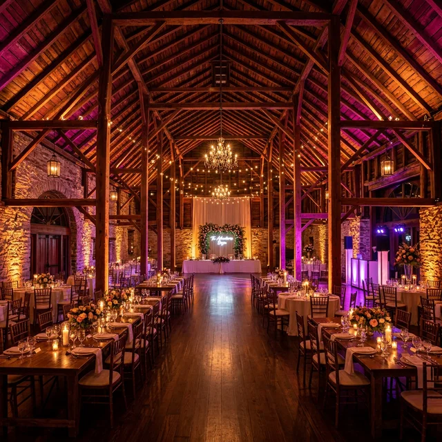 Breathtaking Venue Uplighting Transformation